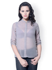 Meira Women Grey Shirt