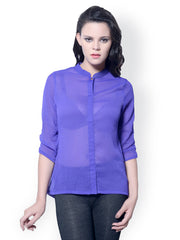 Meira Women Purple Shirt