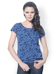 Meira Women Navy Printed Top