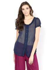 Meira Women Navy Blue Top