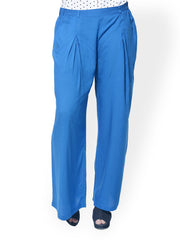 Meira Women Blue Palazzo Trousers