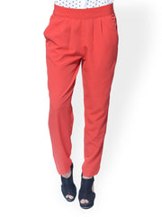 Meira Women Red Trousers