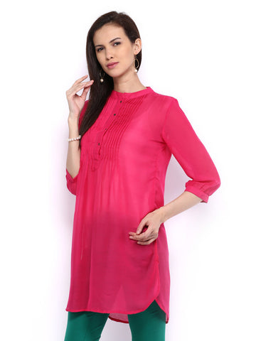 Melange by Lifestyle Women Pink Kurta