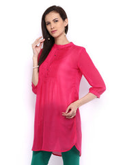 Melange by Lifestyle Women Pink Kurta