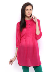 Melange by Lifestyle Women Pink Kurta