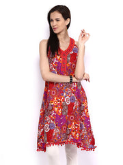 Melange by Lifestyle Women Multi-Coloured Printed Kurta