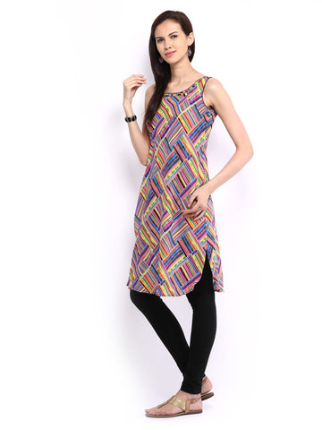Melange by Lifestyle Women Multi-Coloured Printed Kurta