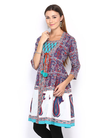 Melange by Lifestyle Women Multicoloured Printed Kurta