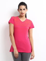 Merrell Women Pink Printed Kazbaar T-shirt
