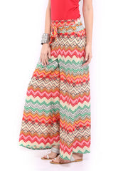 Mirage Women Multicoloured Printed Palazzo Trousers