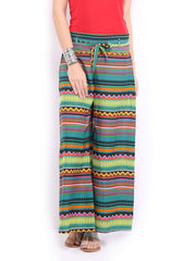 Mirage Women Multicoloured Printed Palazzo Trousers