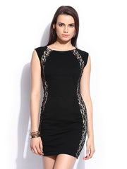 Miss Chase Black Bodycon Dress
