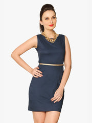 Miss Chase Navy Shift Dress