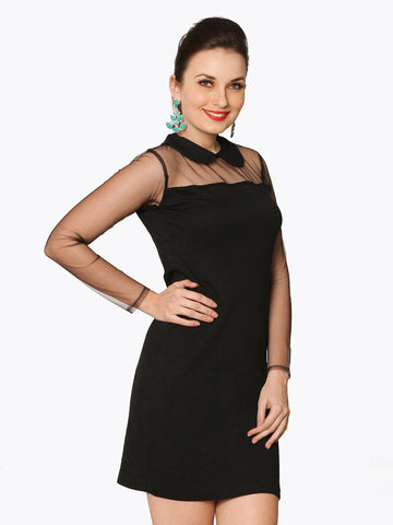 Miss Chase Black Tailored Dress