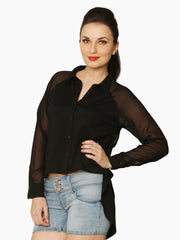 Miss Chase Women Black Top