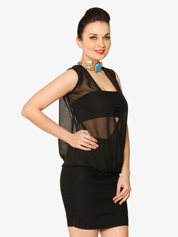 Miss Chase Women Black Top