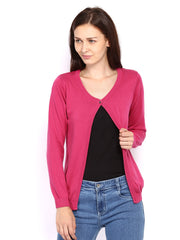 Allen Solly Woman Pink Shrug