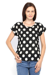 Van Heusen Women Black Printed Top