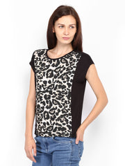 Van Heusen Woman Black Printed Top