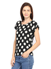 Van Heusen Women Black Printed Top