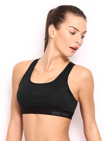 Nike Black Pro Classic Padded    Training  Sports Bra