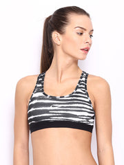 Nike Black Pro Classic Padded Tiger   Training  Sports Bra