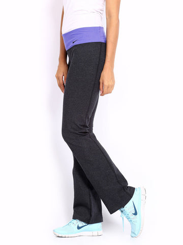 Nike Charcoal Legend 2 Slim Dri-fit Cotton  Training  Track Pants