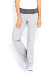 Nike Grey Melange Legend 2 Regular Dri-fit Cotton  Training  Track Pants