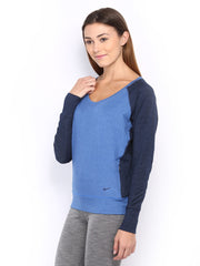Nike Women Blue T-shirt