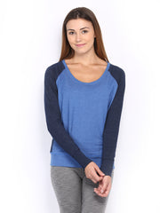 Nike Women Blue T-shirt