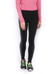 Nike Black Dri-fit Knit     Training  Track Pants