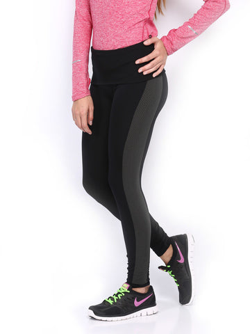 Nike Black Dri-fit Knit     Training  Track Pants