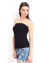 ONLY Women Black Jenny Lace Tube Top