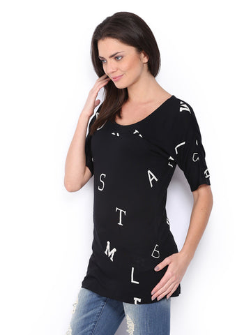 ONLY Women Black Printed Top