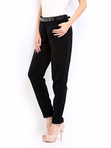 ONLY Women Black Trousers