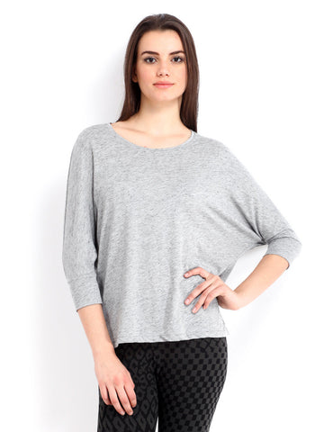 ONLY Women Grey Melange Top