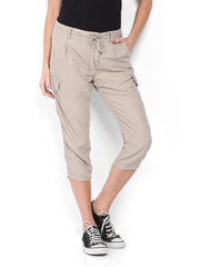 ONLY Women Beige Capris