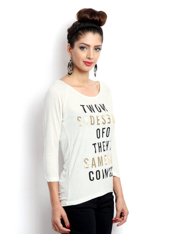 ONLY Women Off-White Top