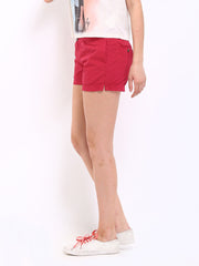 ONLY Women Red Shorts