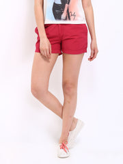 ONLY Women Red Shorts