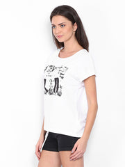 ONLY Women White Finola Printed Top