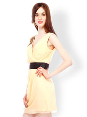OZEL Nude Tailored Dress