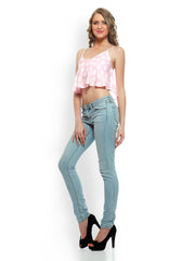 OZEL Women Pink Printed Top