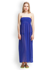 Oxolloxo Women Blue Cover-up Dress