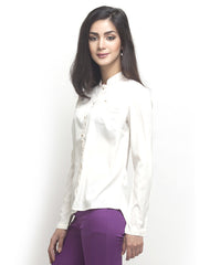 Oxolloxo Women White Shirt