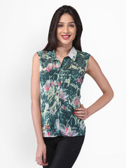 PURYS Women Multicoloured Printed Shirt