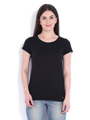 People Women Black T-shirt
