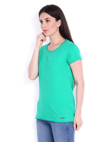 People Women Green T-shirt