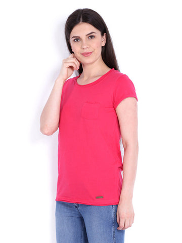 People Women Pink T-shirt