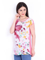 People Women Pink Printed Top